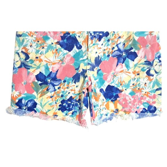 Vintage 90s Bongo Floral Jean Shorts Womens Size 9 High-Waisted Denim Cut-Offs J - Picture 6 of 9